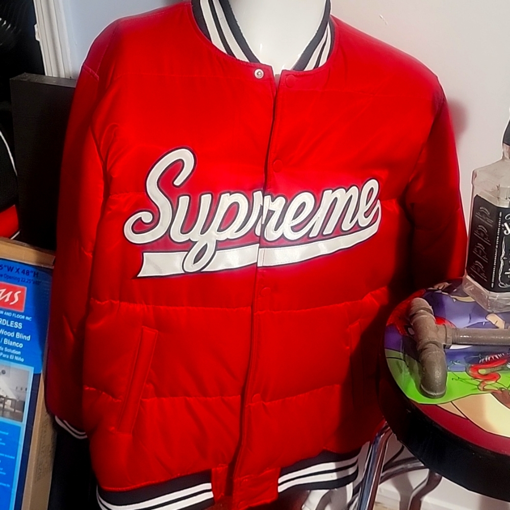 Supreme Script Varsity Jacket - image 1
